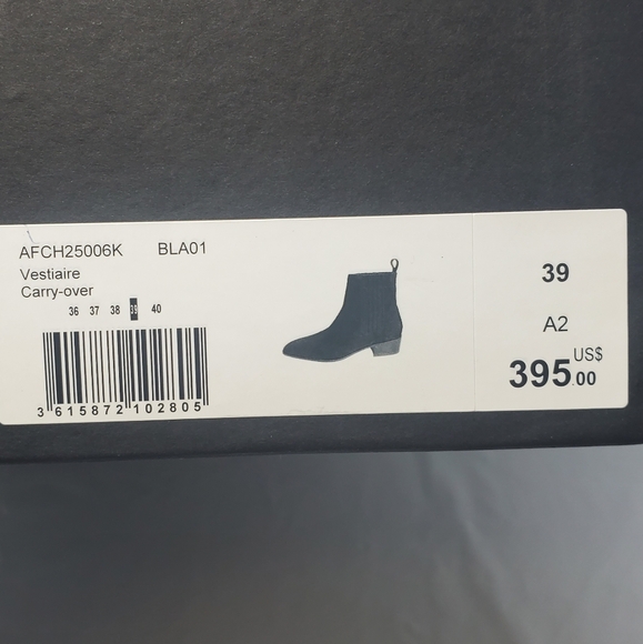 BLACK SUEDE LEATHER BOOTS - Picture 6 of 6